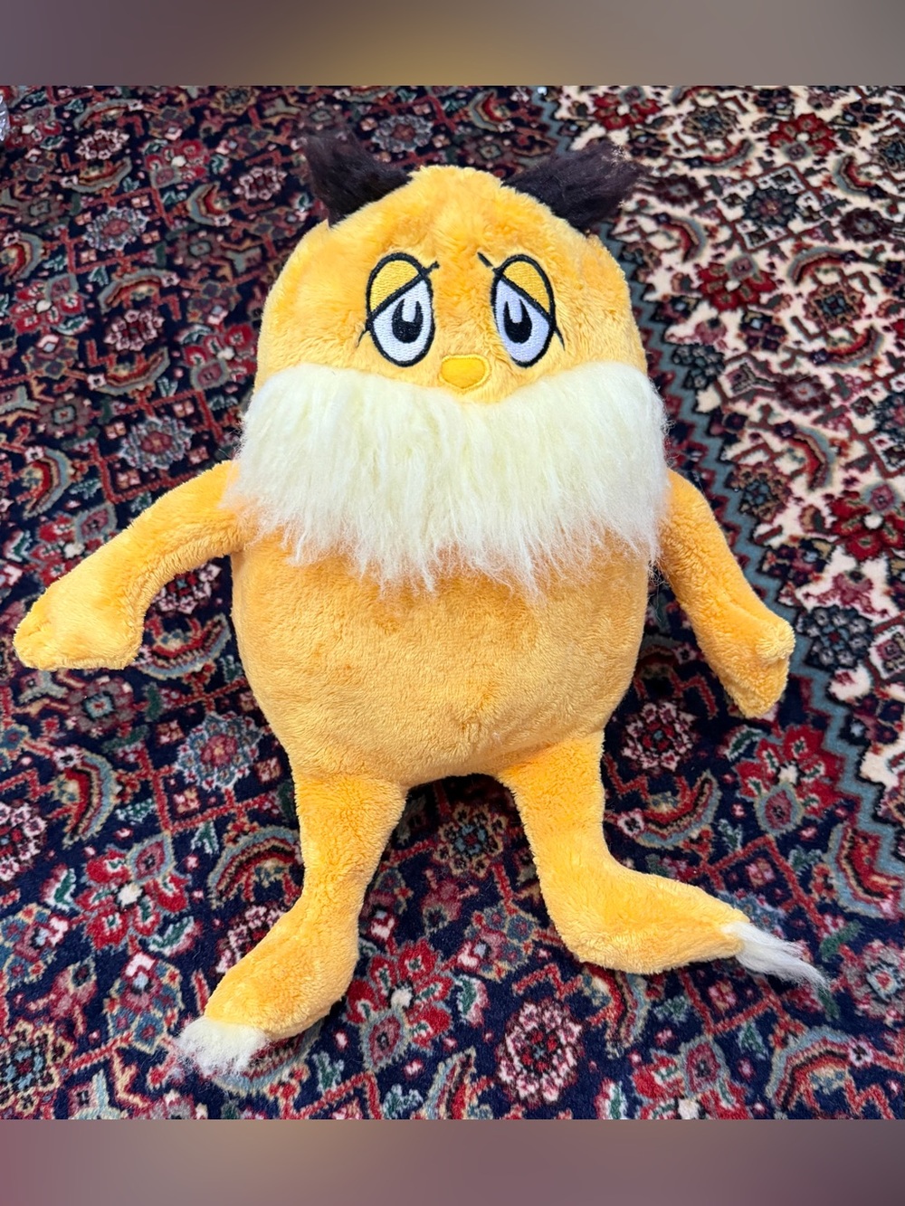 KOHLS CARES DR. SEUSS “THE LORAX CHARACTER YELLOW PLUSH TOY. 12”